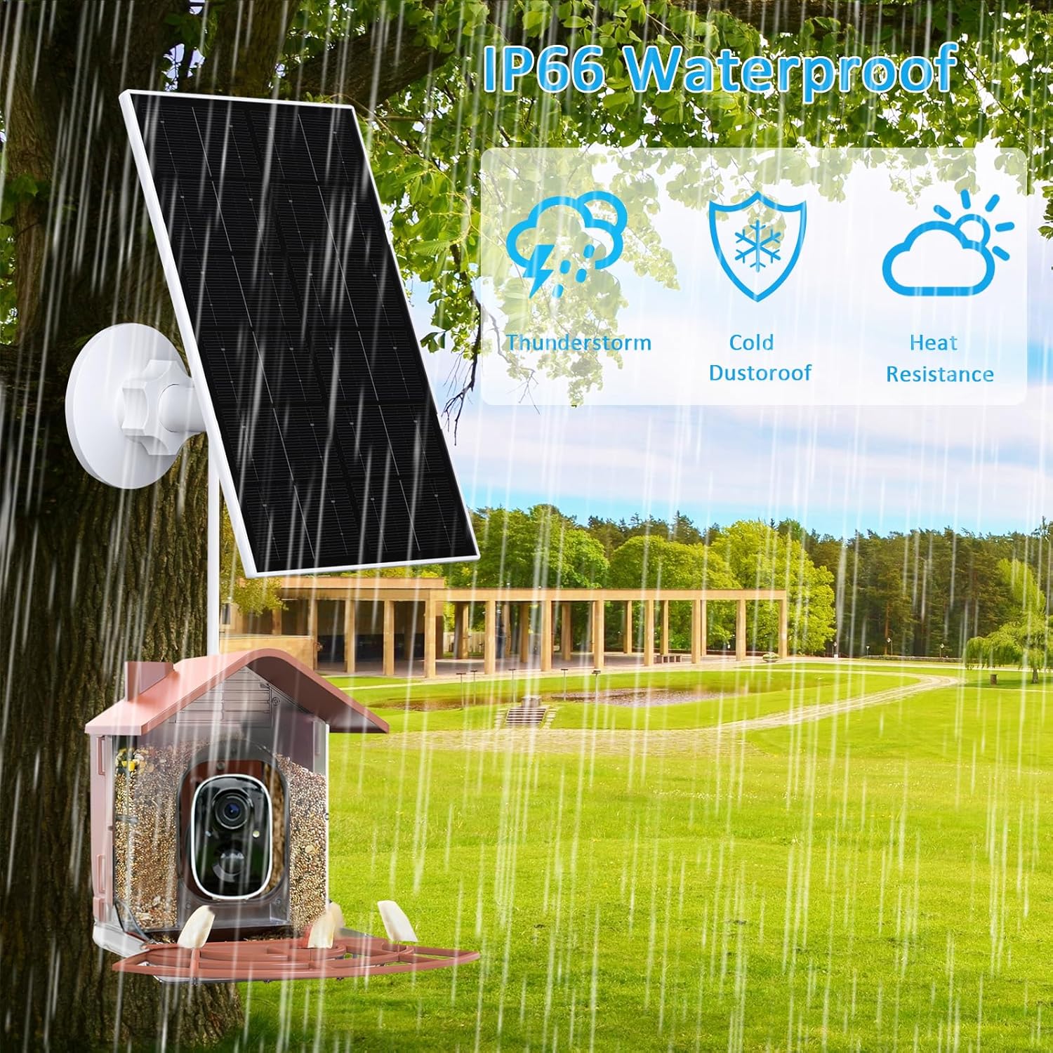4W Solar Panel for Bird Feeder Camera - Image 4