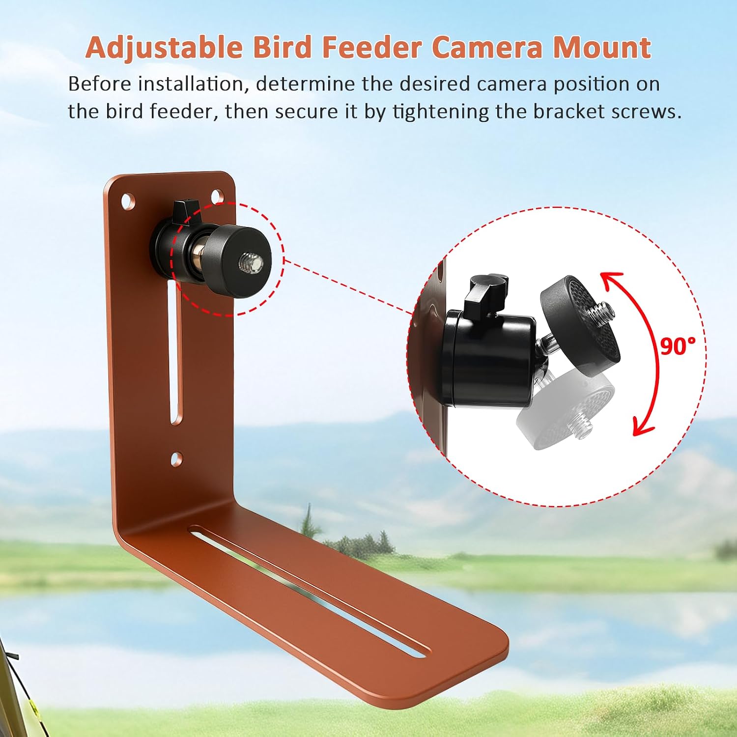 Zivif Smart Outdoor Bird Feeder with Camera Mount - Image 4