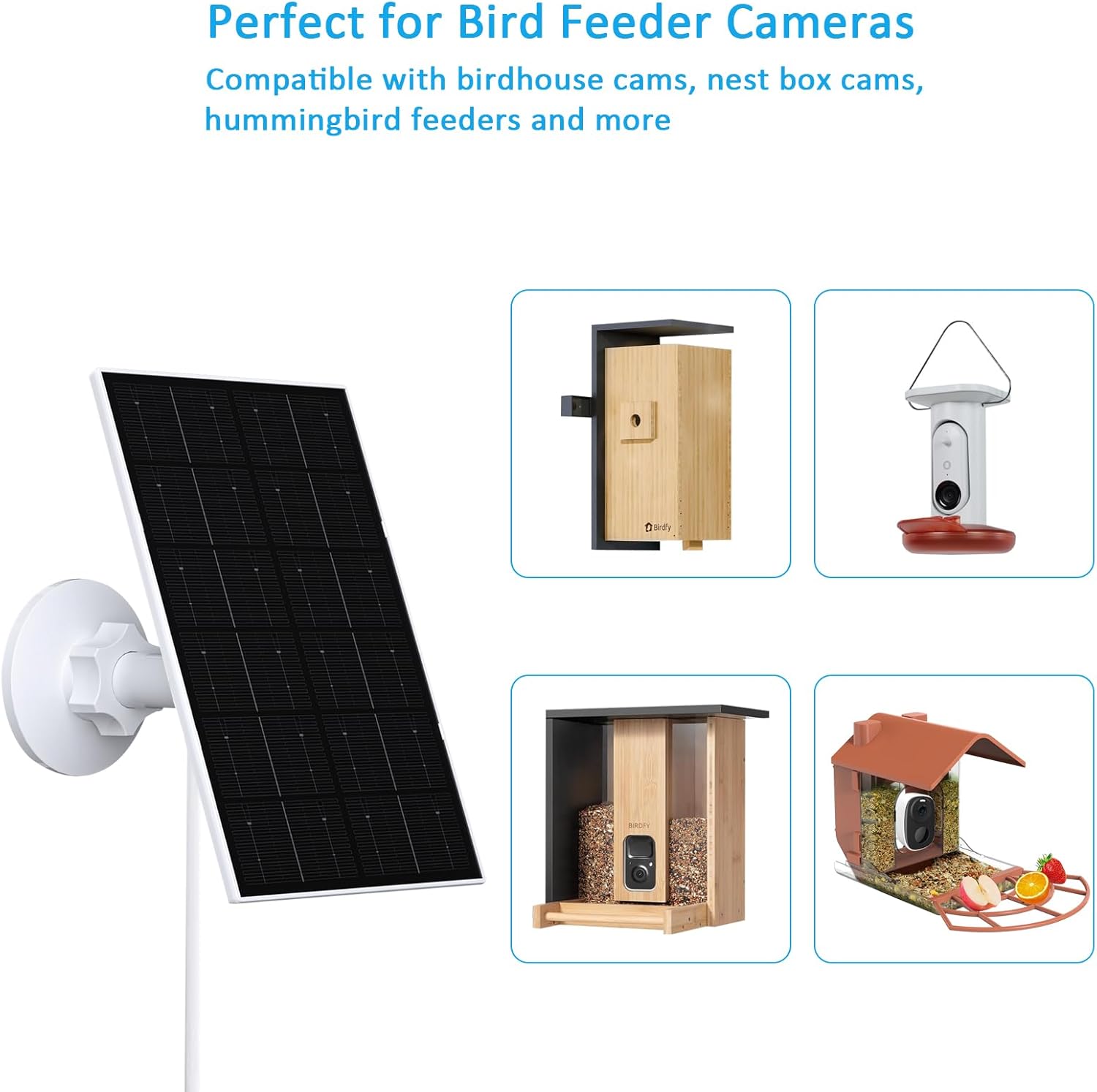 4W Solar Panel for Bird Feeder Camera - Image 5
