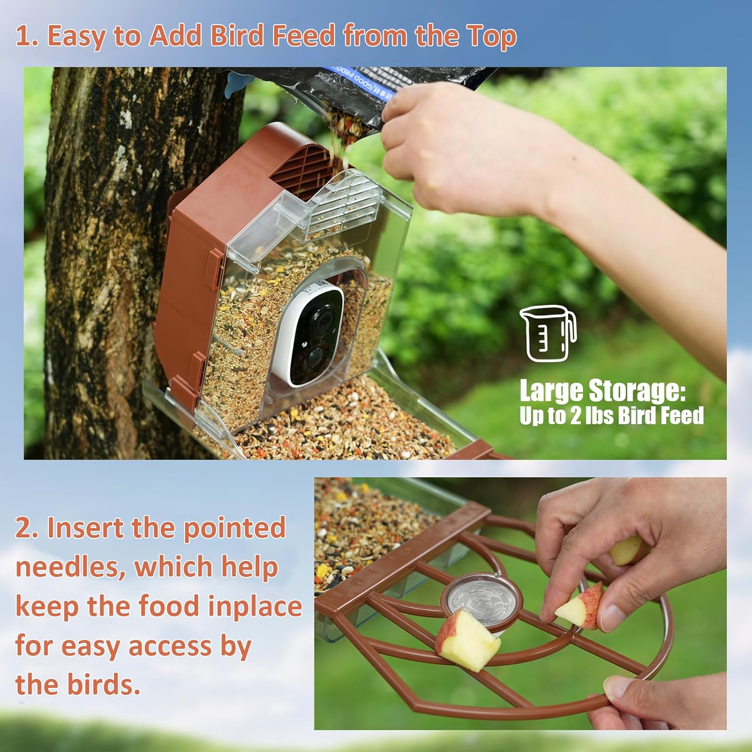 Zivif Smart Outdoor Bird Feeder with Camera Mount - Image 5