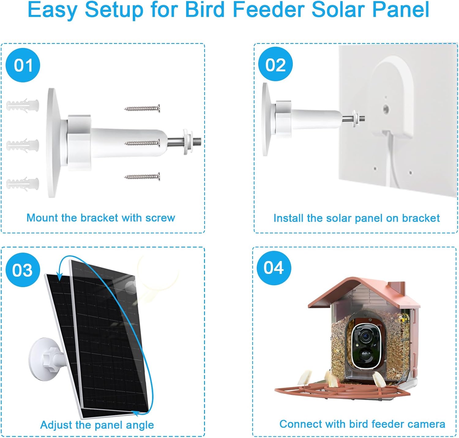 4W Solar Panel for Bird Feeder Camera - Image 6