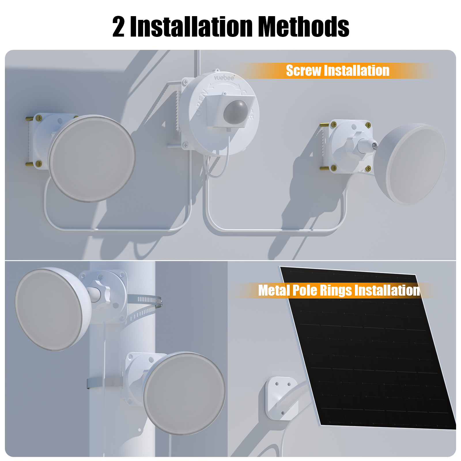 10W Solar Motion Sensor Flood Lights - Image 3