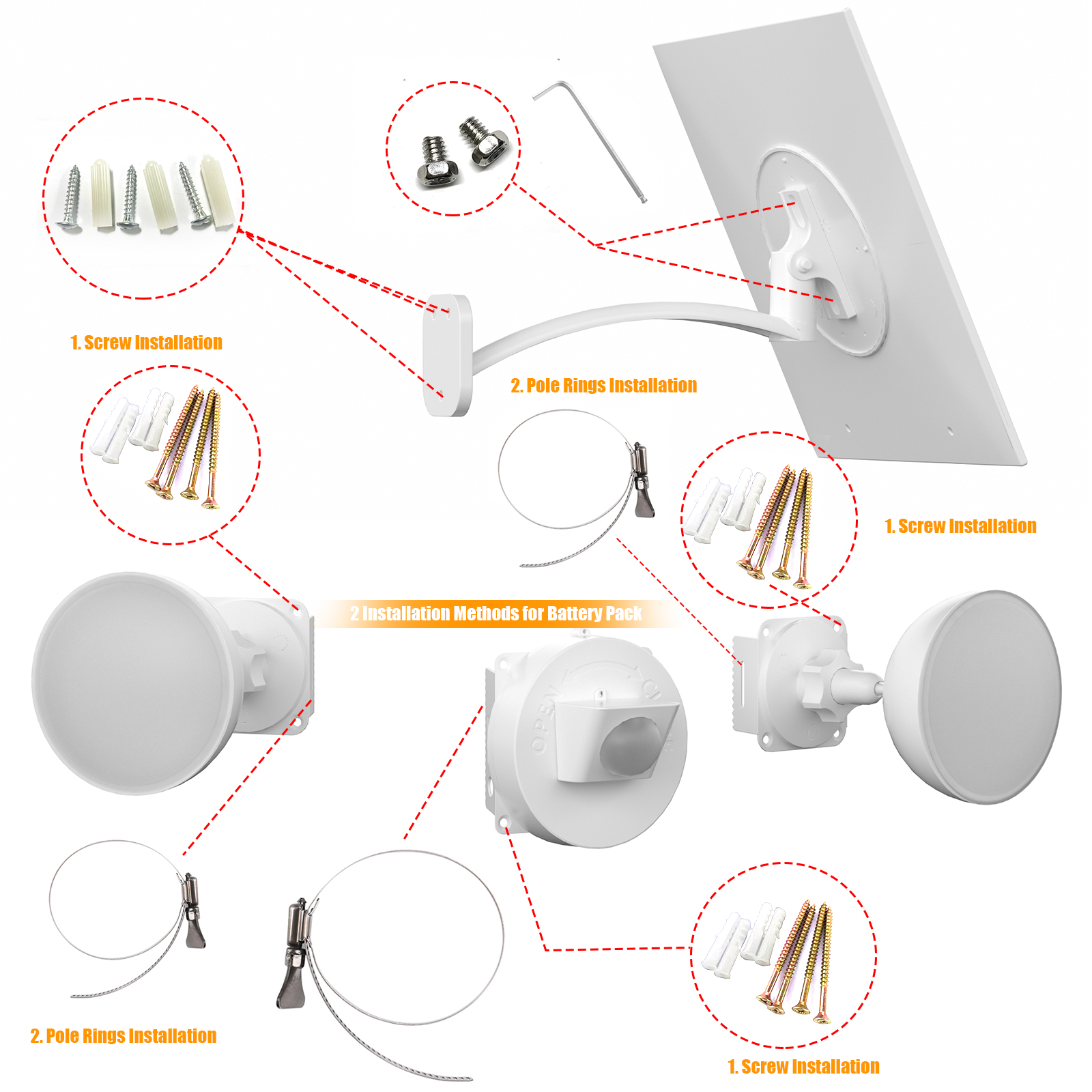 10W Solar Motion Sensor Flood Lights - Image 4