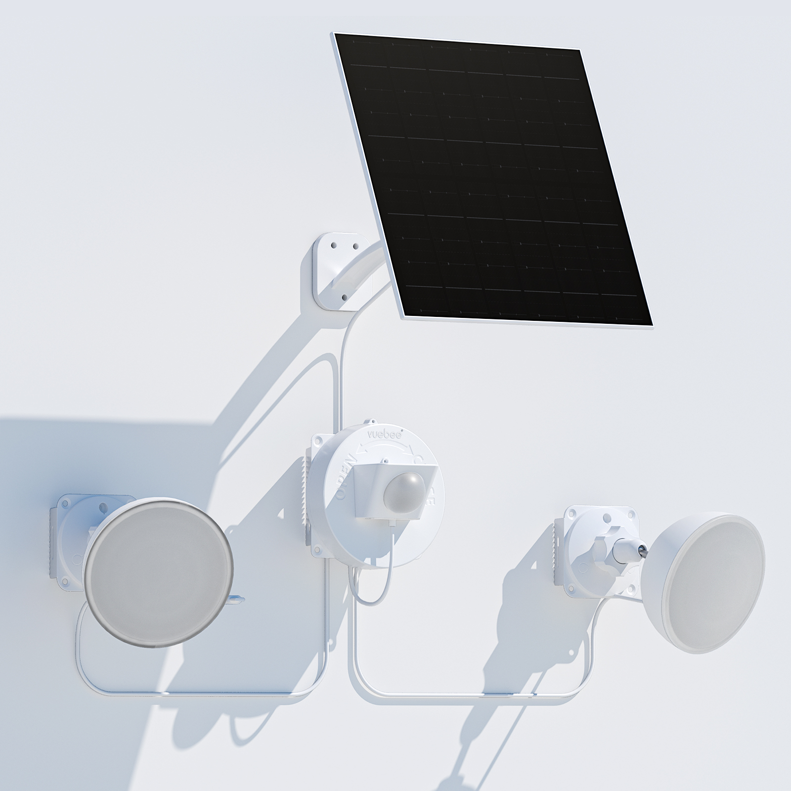 10W Solar Motion Sensor Flood Lights
