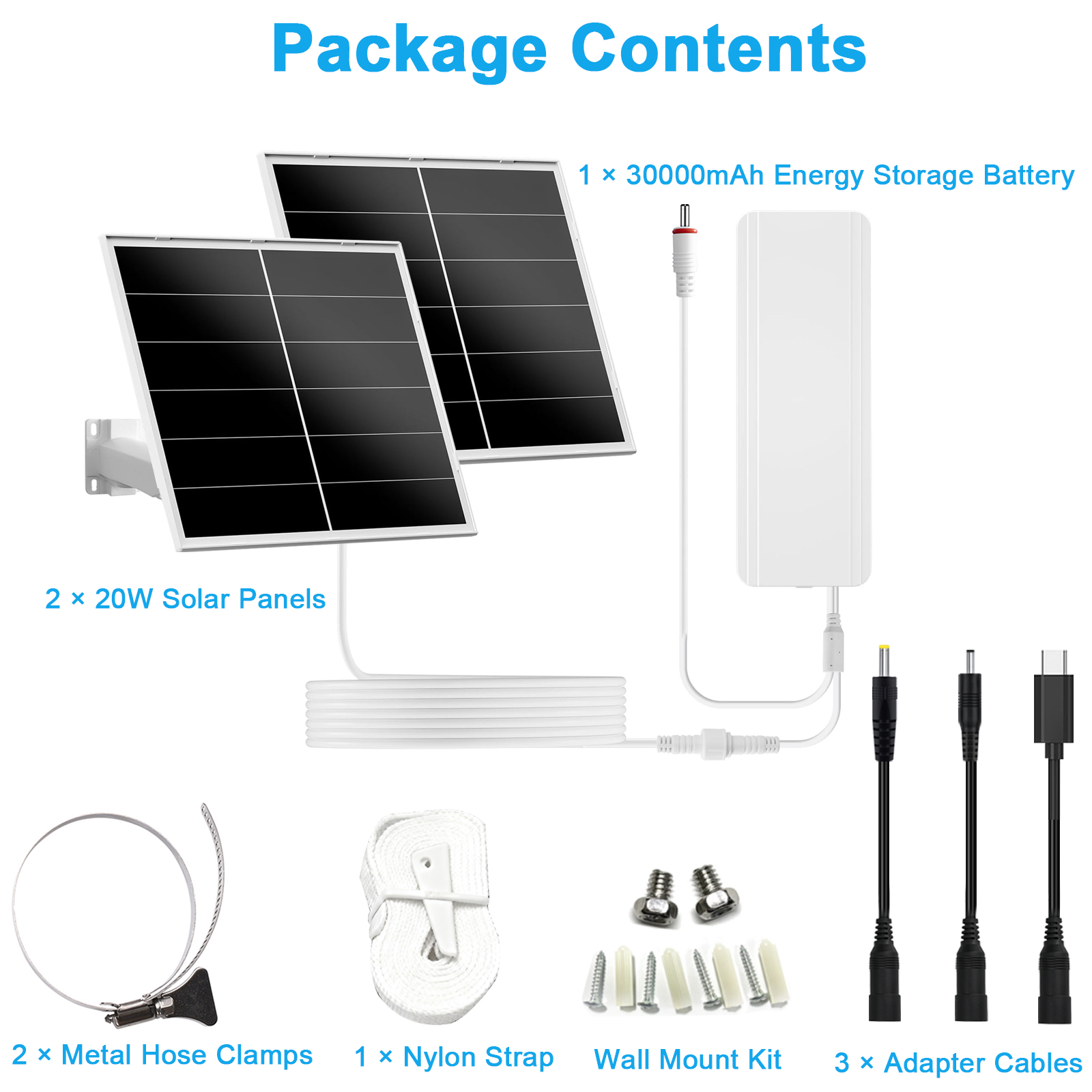 Zivif 40W Solar Charger Kit with 24000mAh - Image 3