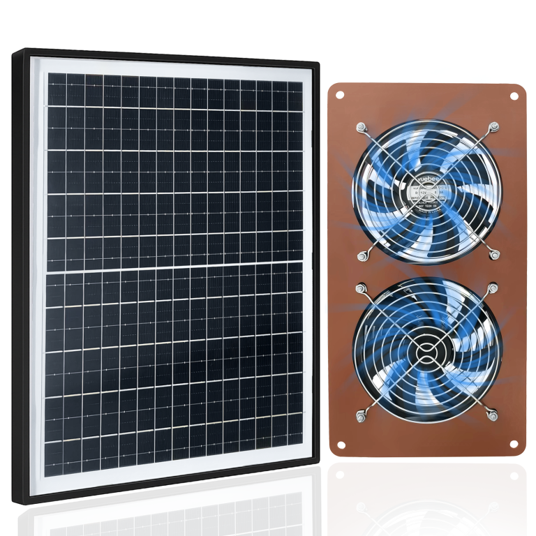Zivif 20W Solar Powered Fan Kit for Chicken Coop