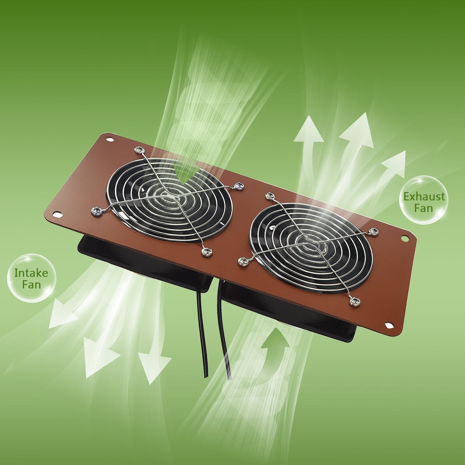Zivif 20W Solar Powered Fan Kit for Chicken Coop - Image 5