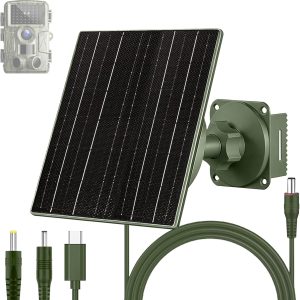 5W Solar Panel with 5200mAh Battery for Trail Cameras