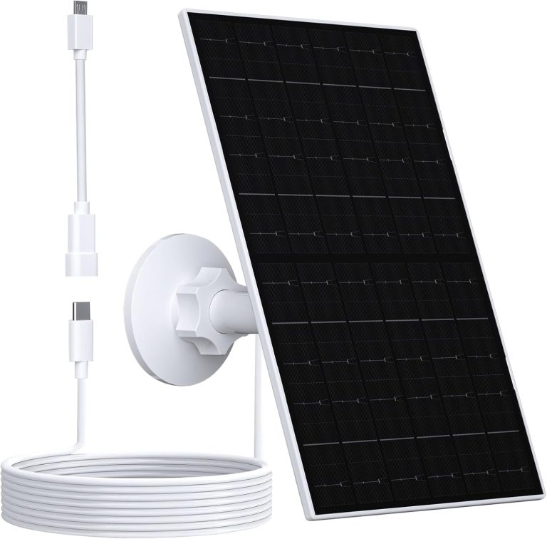 VUEBEE 7W Solar Panel for Eufycam 2C, 2C Pro, 2 Pro, E20 and E40